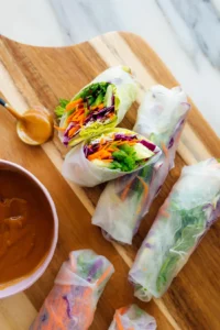 Resep Lumpia Basah Vietnam Segar dengan Saus Kacang: 